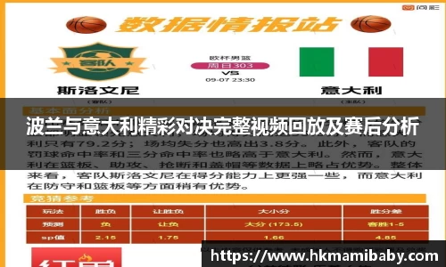波兰与意大利精彩对决完整视频回放及赛后分析